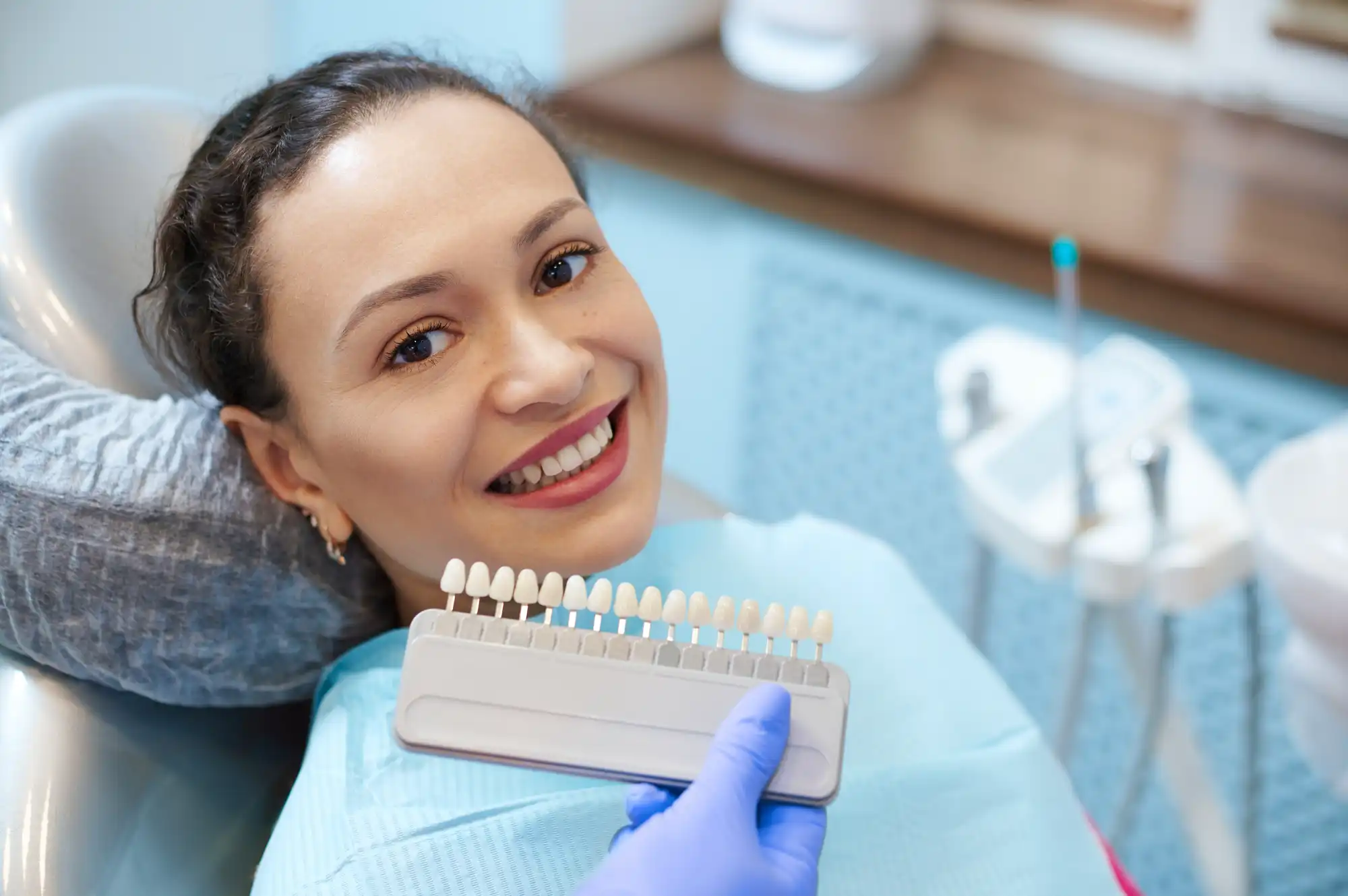 Smiling Patient Teeth Whitening